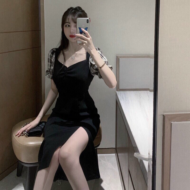 [Mã FAMAYWA2 giảm 10K đơn 50K] Váy đầm nữ dáng suông tay búp