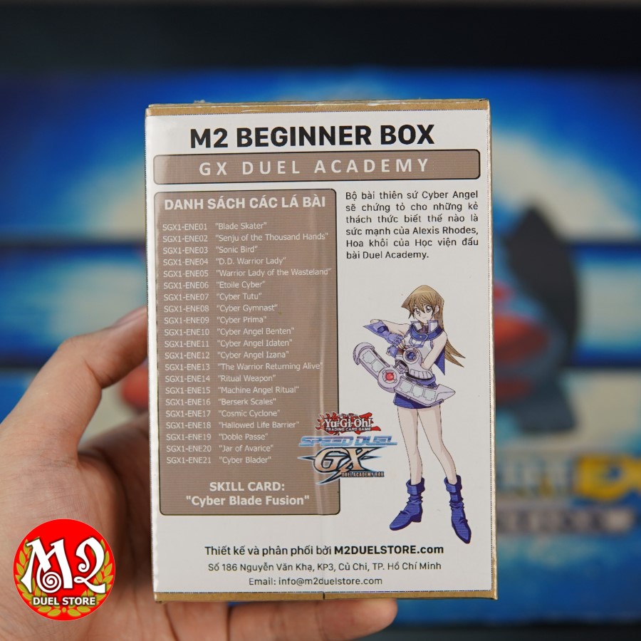 Hộp thẻ bài Yugioh M2 Beginner Box - GX DUEL ACADEMY Deck Speed Duel - Cyber Blade Fusion