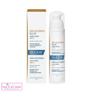 Kem Dưỡng Sáng Da, chống lão hóa Ducray Melascreen Eclat Light Cream Skin