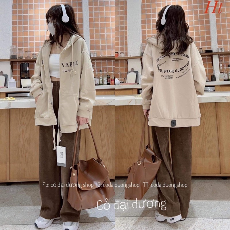 Áo khoác nỉ cotton Belive HT12