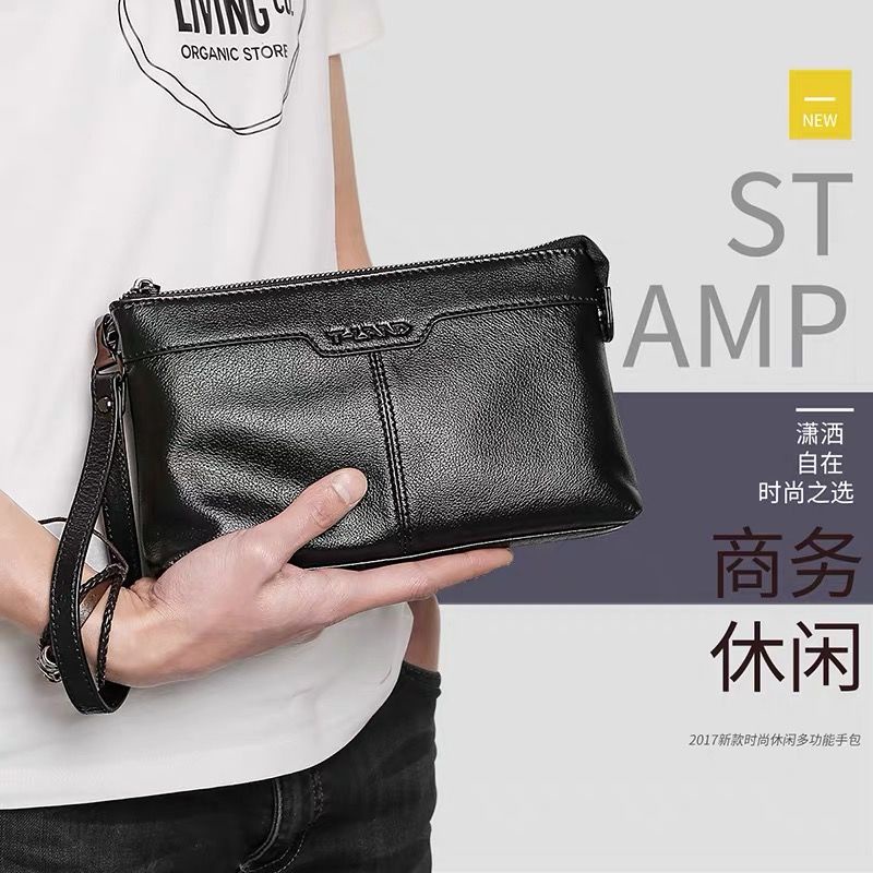 Túi da cầm tay thời trang dành cho nam 2021 | BigBuy360 - bigbuy360.vn