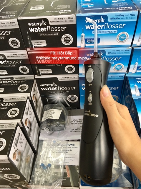 Máy tăm nước cầm tay Waterpik Cordless Plus wp462