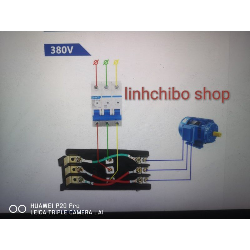 Công tắc đảo chiều động cơ- 3 nút