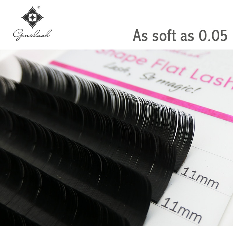 Genielash Lông Mi Giả Lì Elipse Dạng Phẳng Mềm Mại