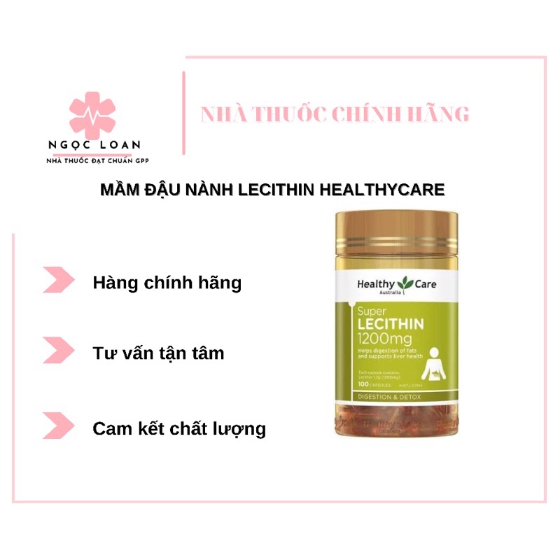 Mầm Đậu Nành Lecithin Mẫu Mới