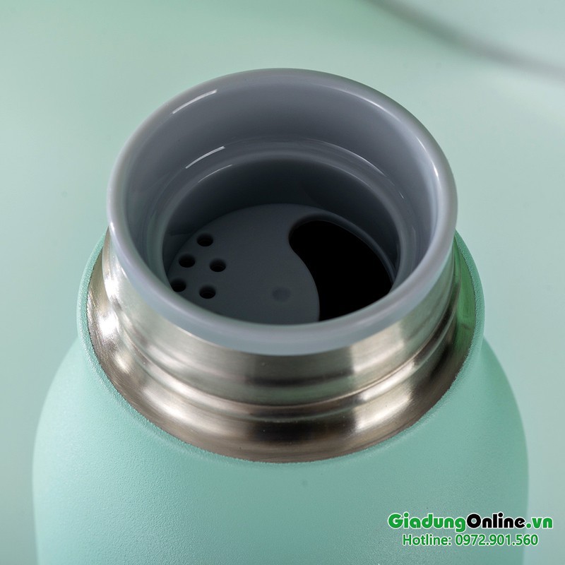 Bình giữ nhiệt Lock&Lock Name Tumbler LHC4125GRN 500ml - Màu xanh lá