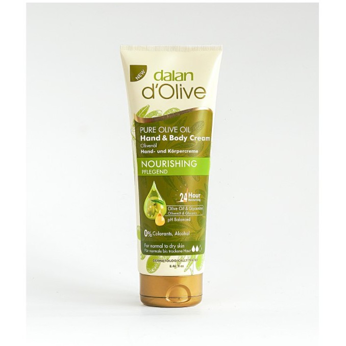 Kem Dưỡng Da Tay Và Toàn Thân Dalan Olive Oil 250ml Chính Hãng