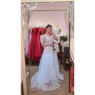 ĐẦM MAXI TAY PHỒNG NƠ LƯNG
