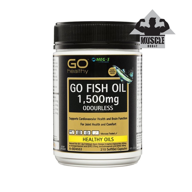 GO Healthy Fish Oil dầu cá 210v