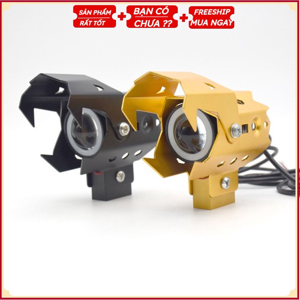 Đèn Trợ Sáng IP65 Răng Hổ 2000 Lumen (Màu Sắc Ngẫu Nhiên)