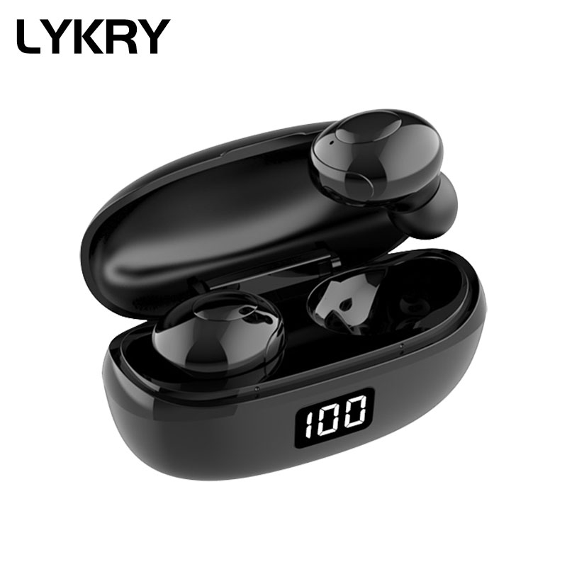 Tai nghe LYKRY HKT-6 TWS Bluetooth 5.0 9D phong cách thể thao cho điện thoại Android/IOS