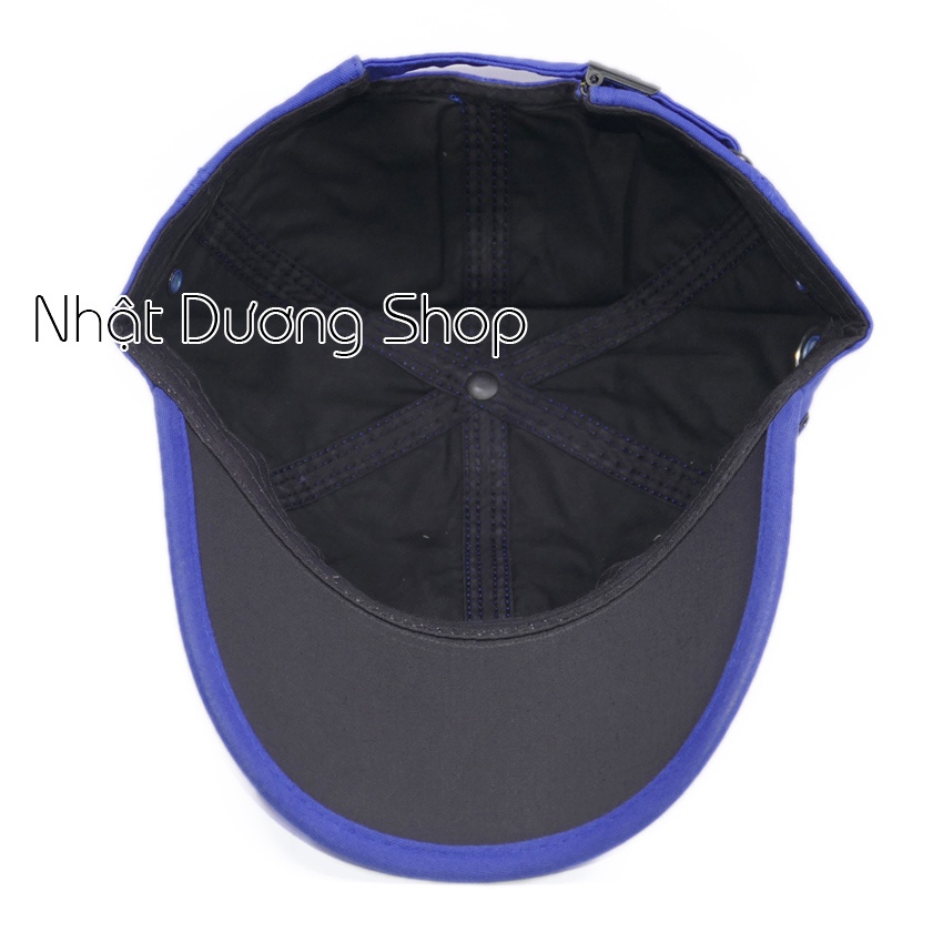 Nón kết xịn con báo Fox - Xanh dương chất liệu Kaki cao cấp oát mềm tạo cảm giác thoải mái cho người đội