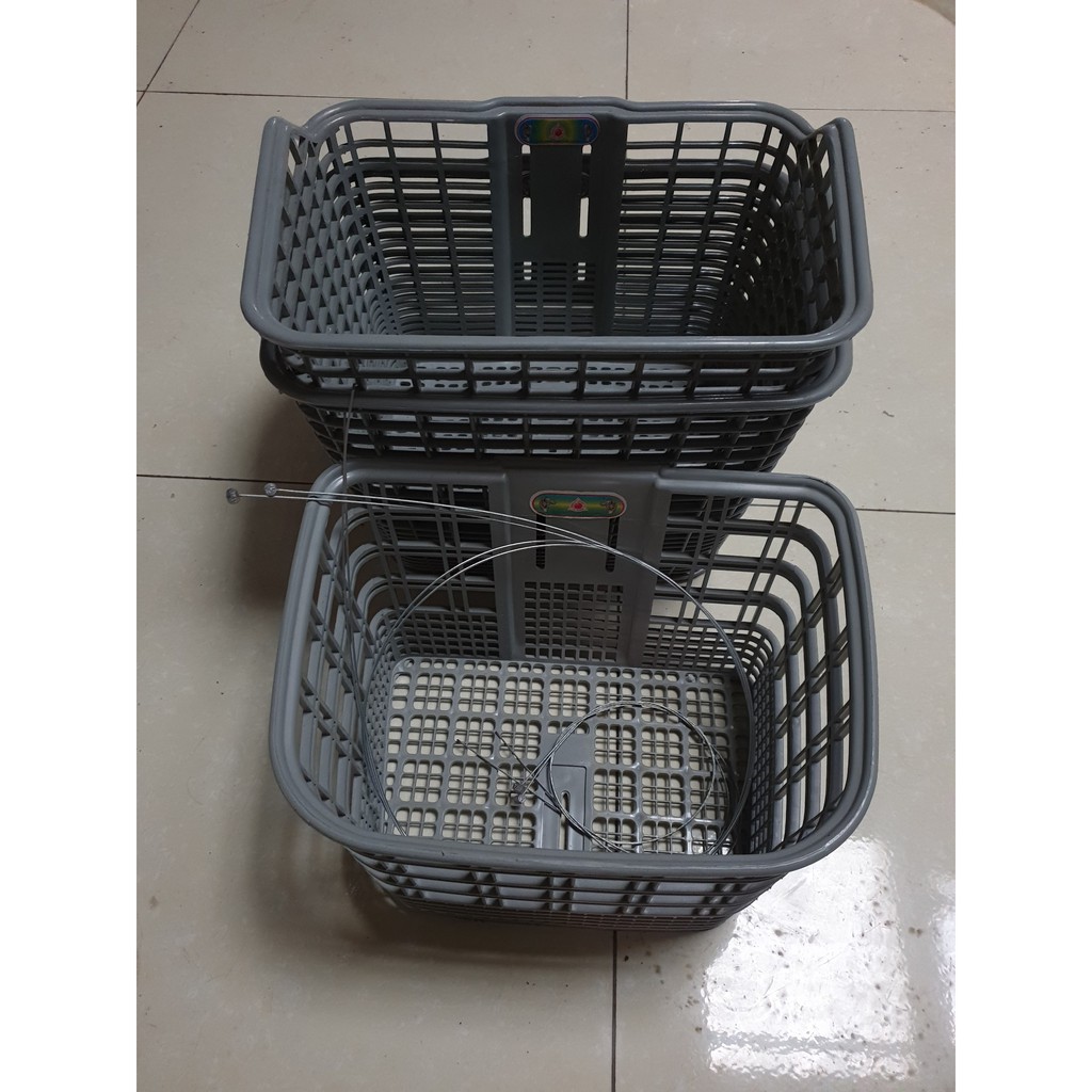 Giỏ nhựa dành cho xe đạp