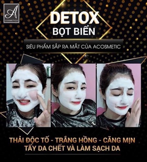 DETOX BỌT BIỂN THẢI ĐỘC TỐ CHO DA