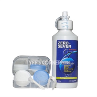 Nước rửa lens Zero-Seven 120ml + khay đựng mini
