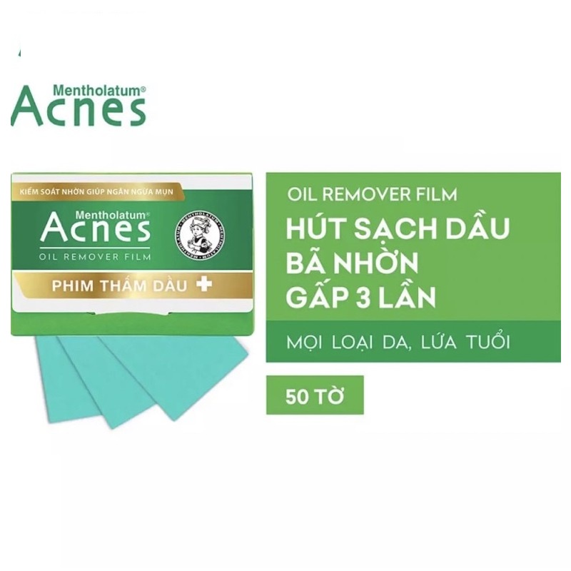 Phim thấm dầu Acnes Oil Remover Film (50 tờ)