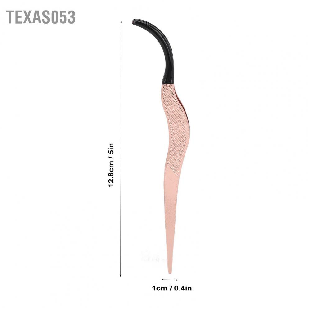 [Hàng mới về] Nhíp nối mi bằng thép không gỉ chuyên dụng đầu cong