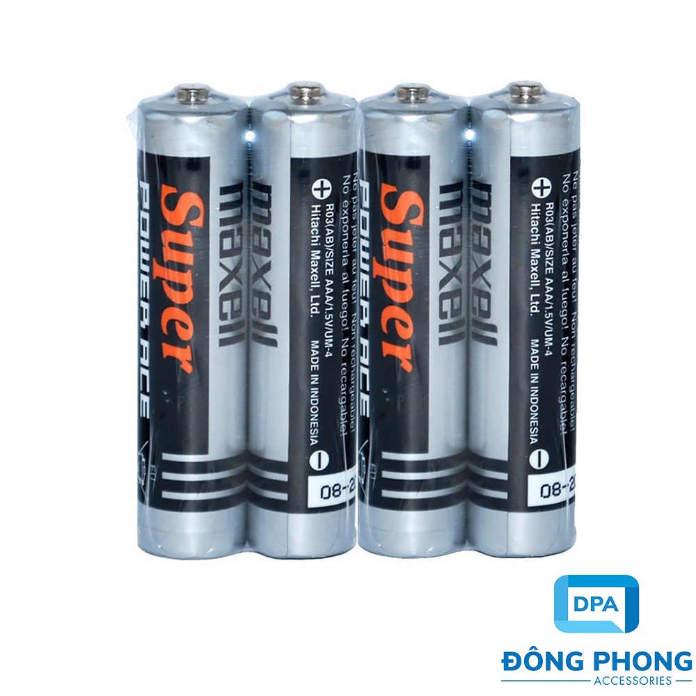 Combo 4 Viên Pin Maxell AAA Chính Hãng