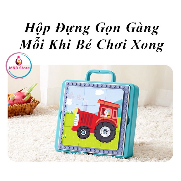 Đồ Chơi Giáo Dục Bảng Số Xếp Hình - KUB, Phát Triển Tư Duy, Nhận Thức