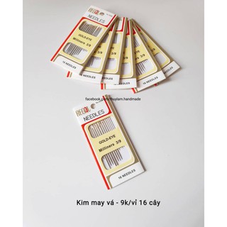 Vỉ 16 kim may vá