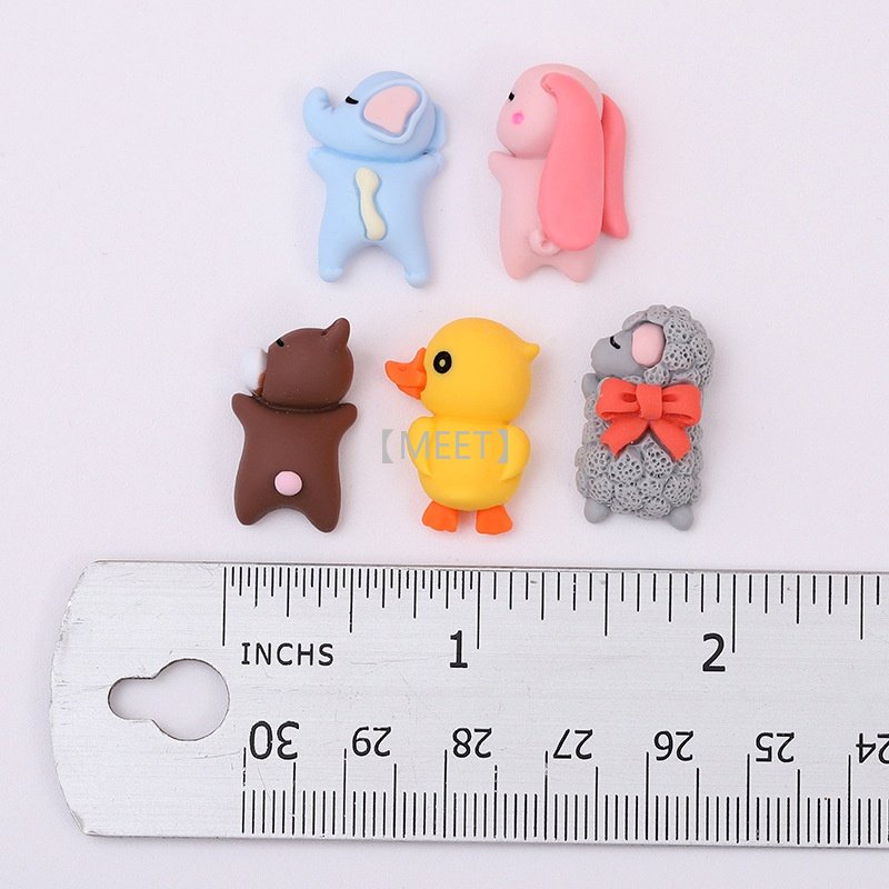 Mô hình động vật đang ngủ xinh xắn dành cho trang trí DIY