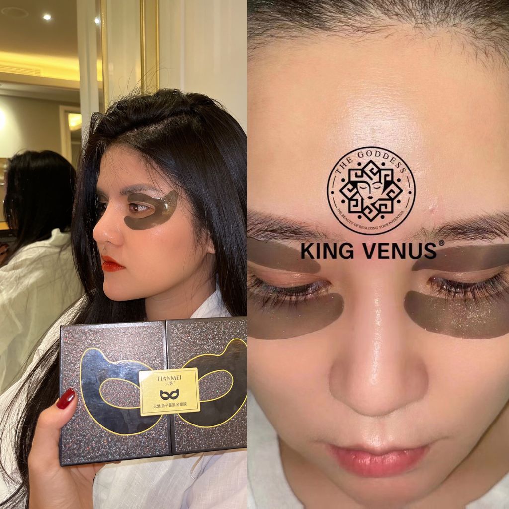 [Chính hãng] Mặt Nạ Mắt Cao Cấp King Venus 60 miếng dùng hơn 2 tháng giảm nhăn chống thâm giúp da căng mịn trẻ hoá MM001