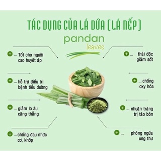 Lá dứa (lá nếp) sấy khô 50g