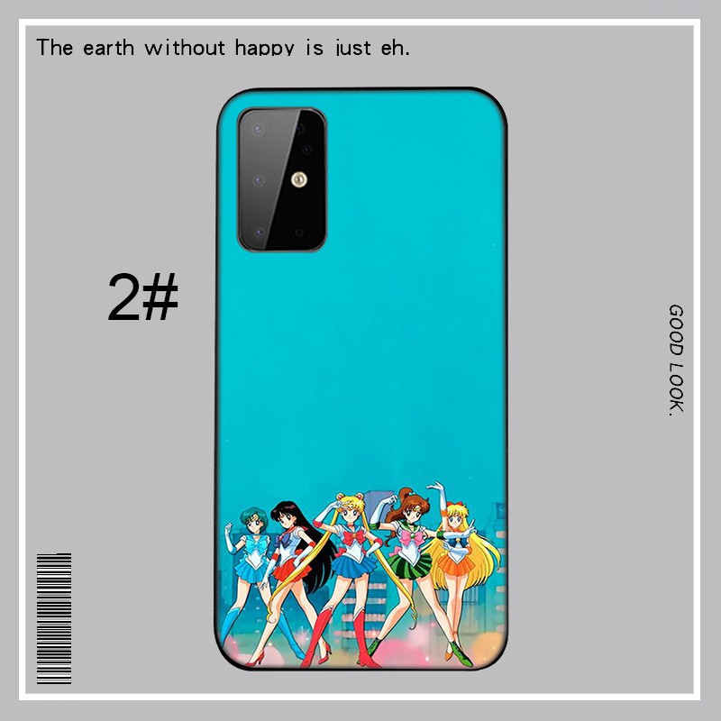 Samsung Galaxy S10 S9 S8 Plus S6 S7 Edge S10+ S9+ S8+ Casing phone Soft Case LU94 Sailor Moon Anime