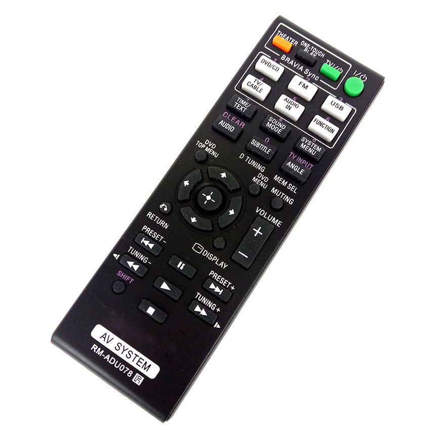 Điều Khiển Từ Xa RM-ADU078 Cho Tv SONY DAV-TZ230 DAV-TZ510 DAV-TZ630 DAV-TZ710 HBD-TZ135 HBD-TZ530