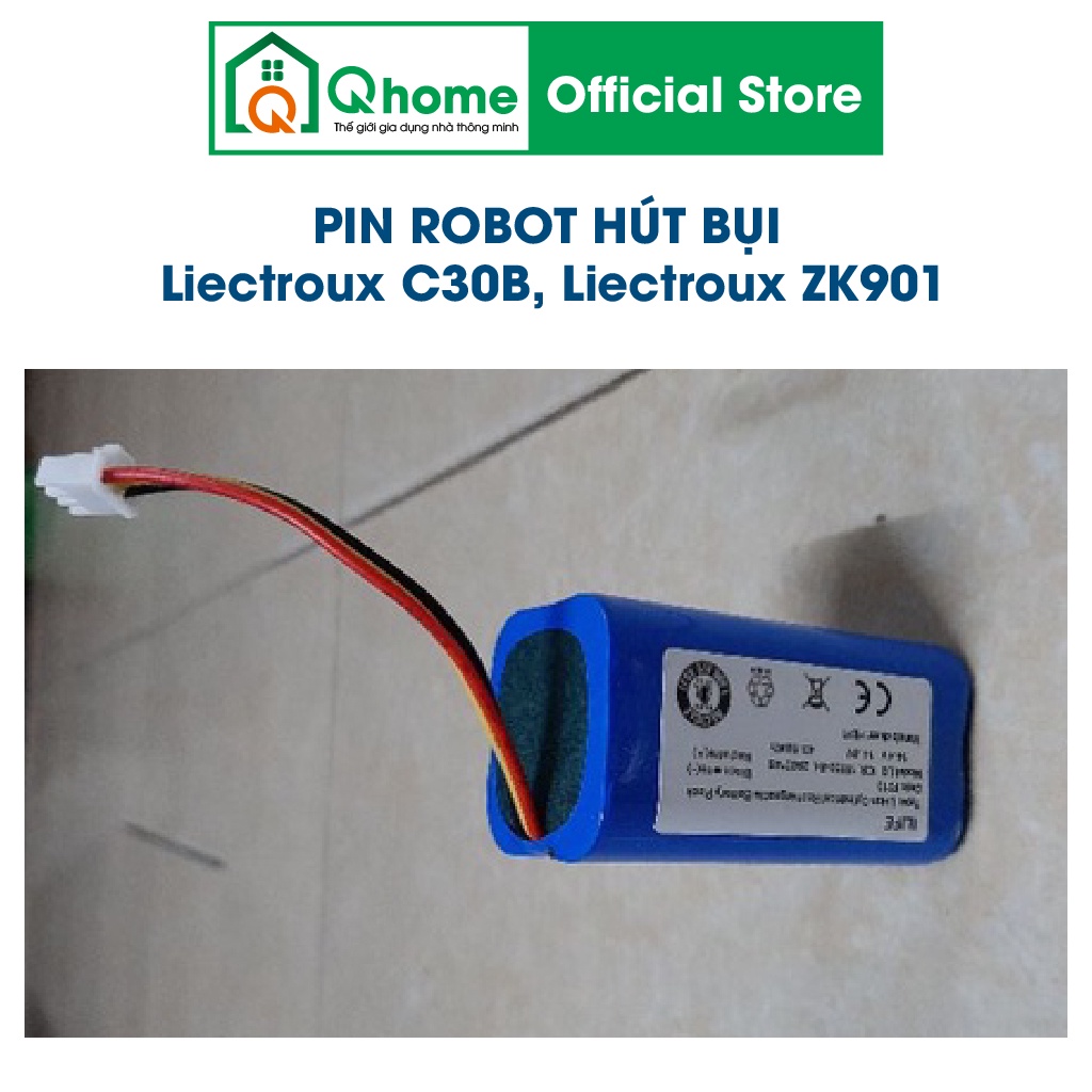 Pin robot hút bụi Liectroux c30B, Liectroux ZK901, Liectrolux XR500