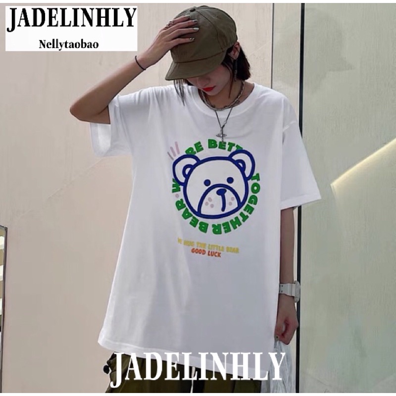 Áo phông nelly heybig sale (có sẵn) gấu be bett