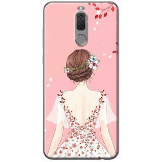 Ốp lưng Huawei Nova 2i, 3i, 3e in hình Cô gái áo hồng