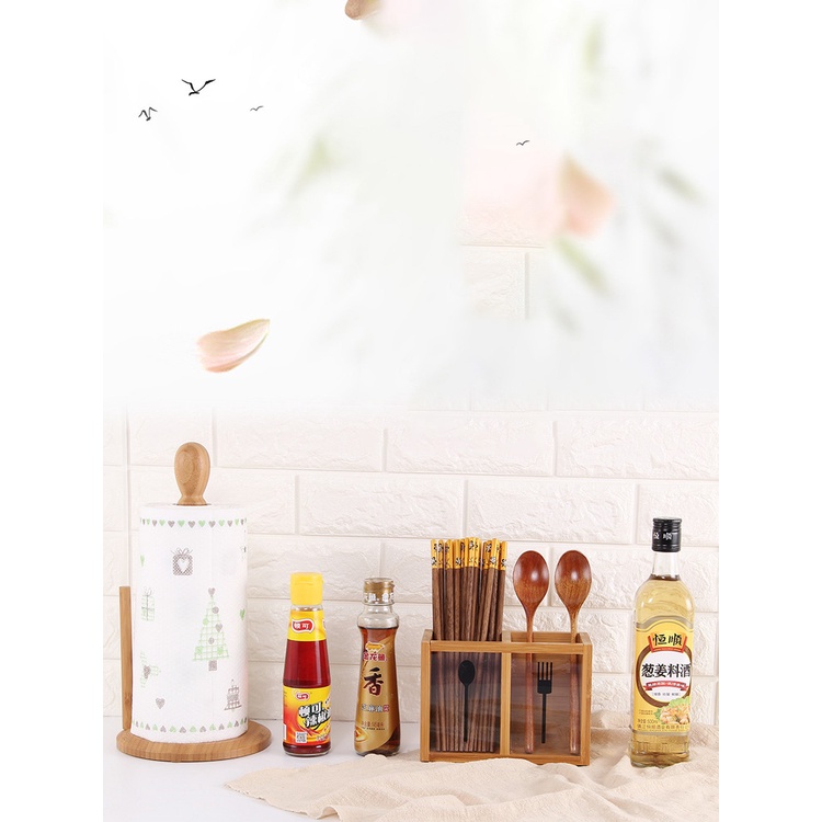 Giá Đỡ Đũa Bằng Tre Và Acrylic Đa Năng Tiện Dụng