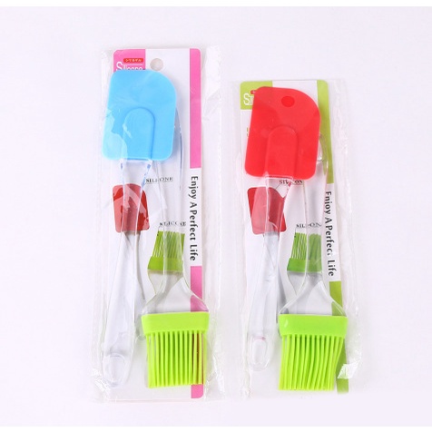 🍉Dụng Cụ Làm Bánh: Chổi Quét Dầu Mỡ, Nước sốt - Chổi Trộn Bột Cán Trong Suốt Cao Cấp 20cm DUASHOP