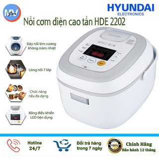 Nồi cơm điện, nồi cơm điện cao tần hyundai hde 2202w- công nghệ ih- cảm ứng điện từ. mvystore