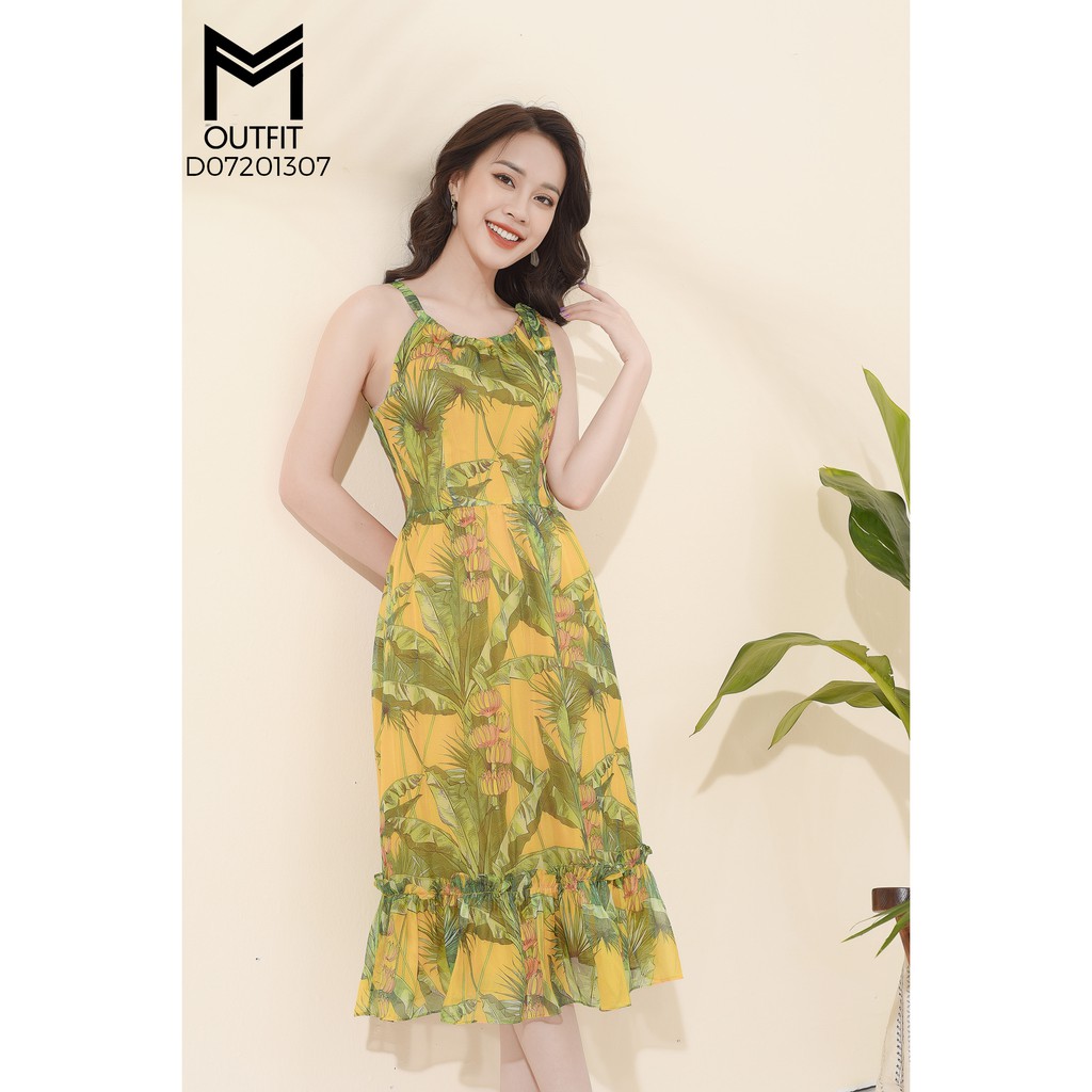 Đầm maxi yếm MMoutfit D07201307