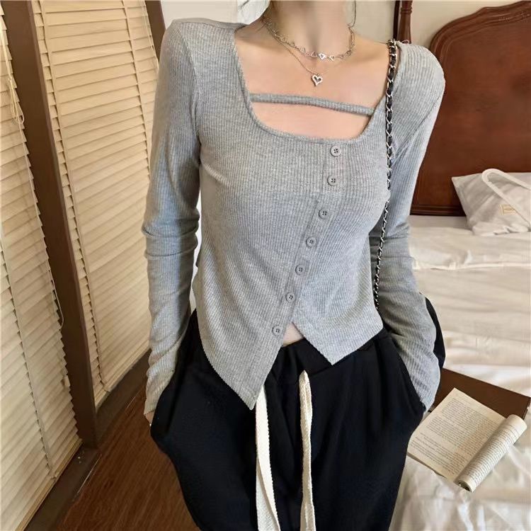 Áo Thun DàI Tay DáNg Ôm ThờI Trang Cho Nữ JL-TX-482