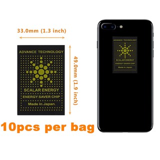PUR 10PCS EMR EMF Energy Anti Radiation Protection Quantum Radiation Mobile Phone Stickers