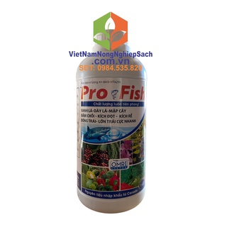 1000ml - pro fish - xanh lá, dày lá, mập cây