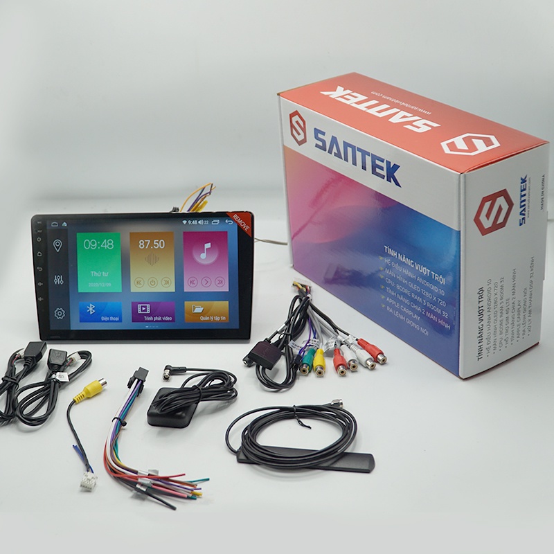 Màn hình Dvd Android Xe Vios 2014 2015 2016 2017 2018 chạy sim 4G,Ram 2G ,Rom 32G Gói combo 3 trong 1