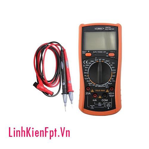 Đồng hồ vom digital multimeter victor vc890c+