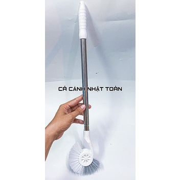 CÂY CHÀ HỒ CÁ NGỰA INOX VỆ SINH BỂ CÁ DÀI 55CM