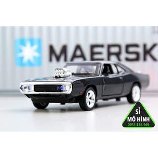 Mô hình xe cơ bắp Mỹ Dodge Charger RT 1:32 Đen