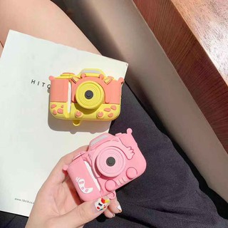Máy ảnh hoạt hình dễ thương Vỏ mềm cho Apple Tai nghe Bluetooth Airpods