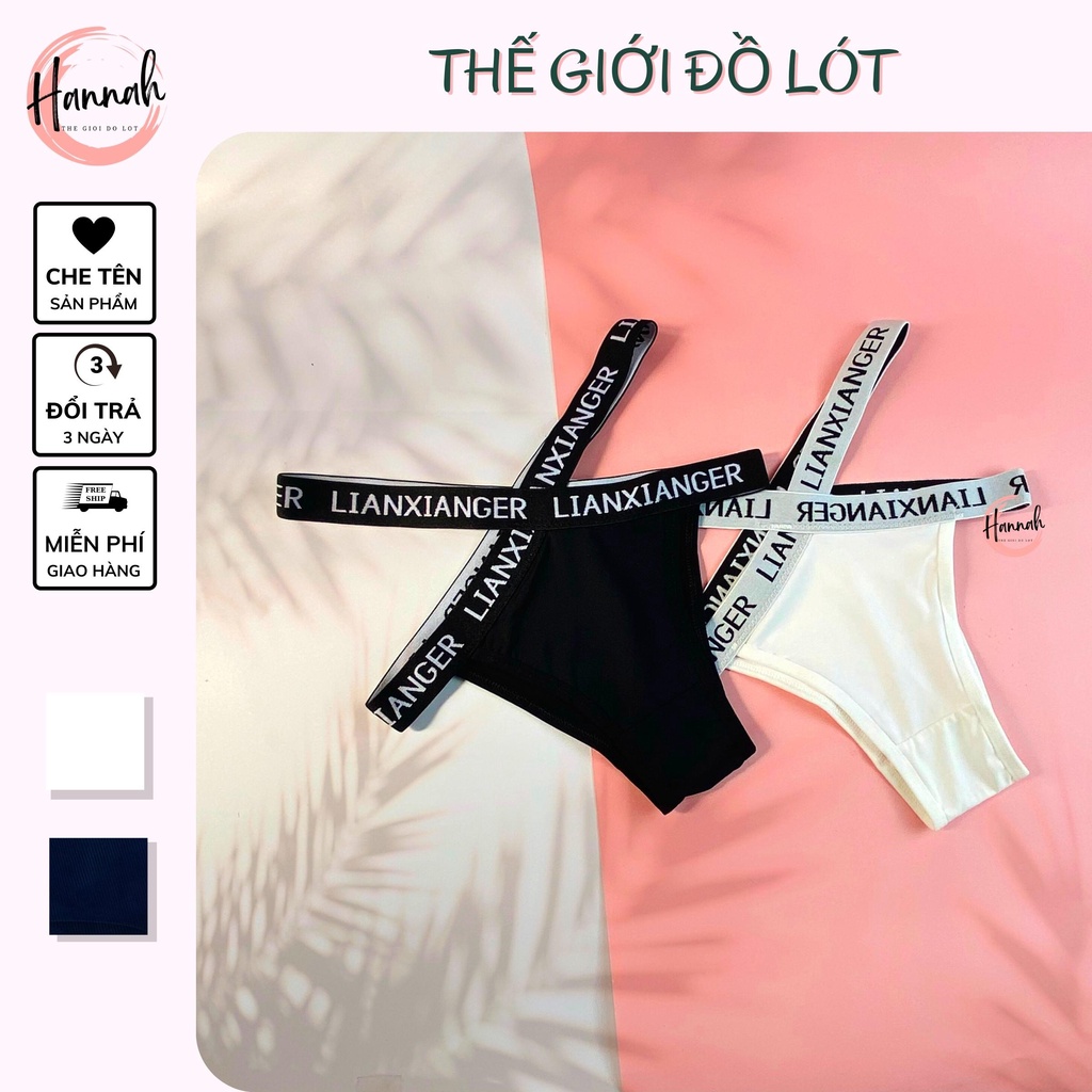 Quần lót cạp X sexy đan dây sexy gợi cảm cuốn hút chất liệu cotton cạp hếch cao HANNAH SECRET K8856 | BigBuy360 - bigbuy360.vn
