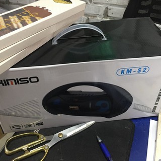 💖𝑭𝑹𝑬𝑬𝑺𝑯𝑰𝑷 💖Loa karaoke bluetooth mini Kimiso KM-S có kèm mic