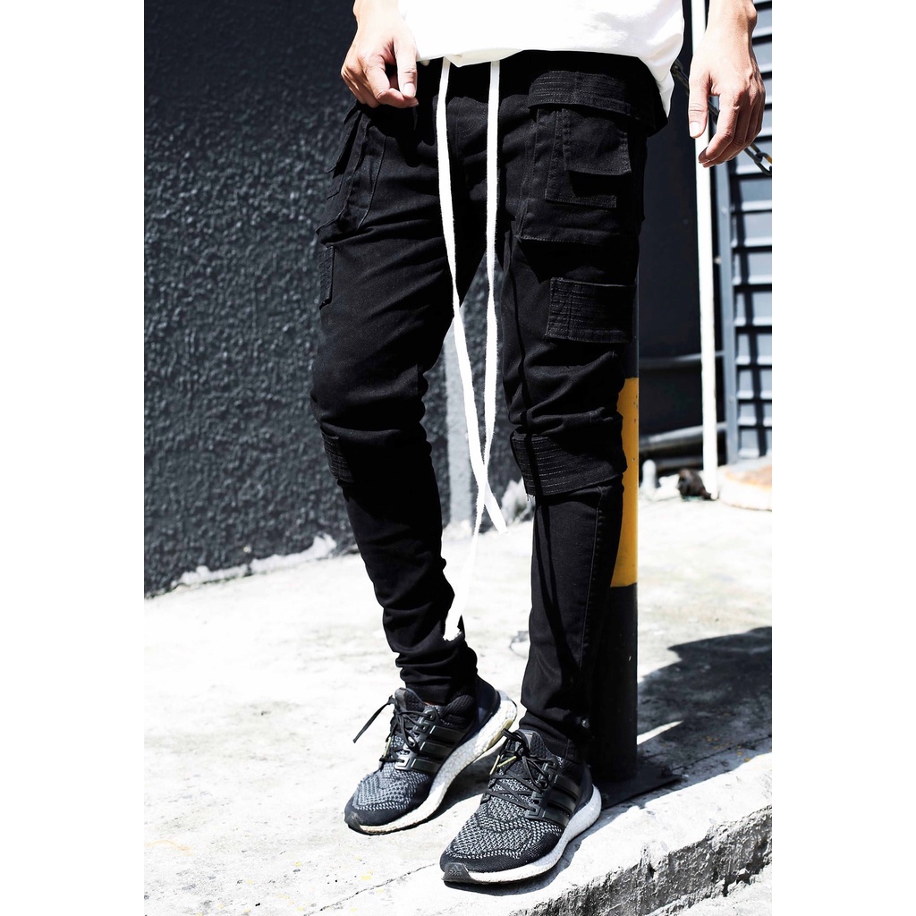 Quần Jogger phối đai Lexuza 0100