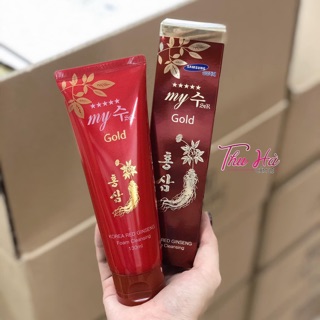 Sửa Rửa Mặt Nhân Sâm My Gold Korea Red Ginseng Foam Cleansing