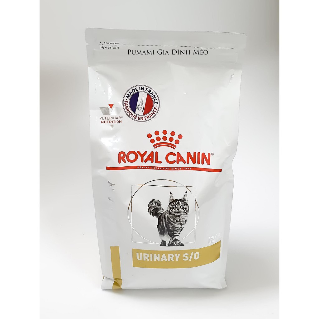 Thức ăn mèo sỏi thận Urinary S/O Royal Canin túi 1,5kg hãng