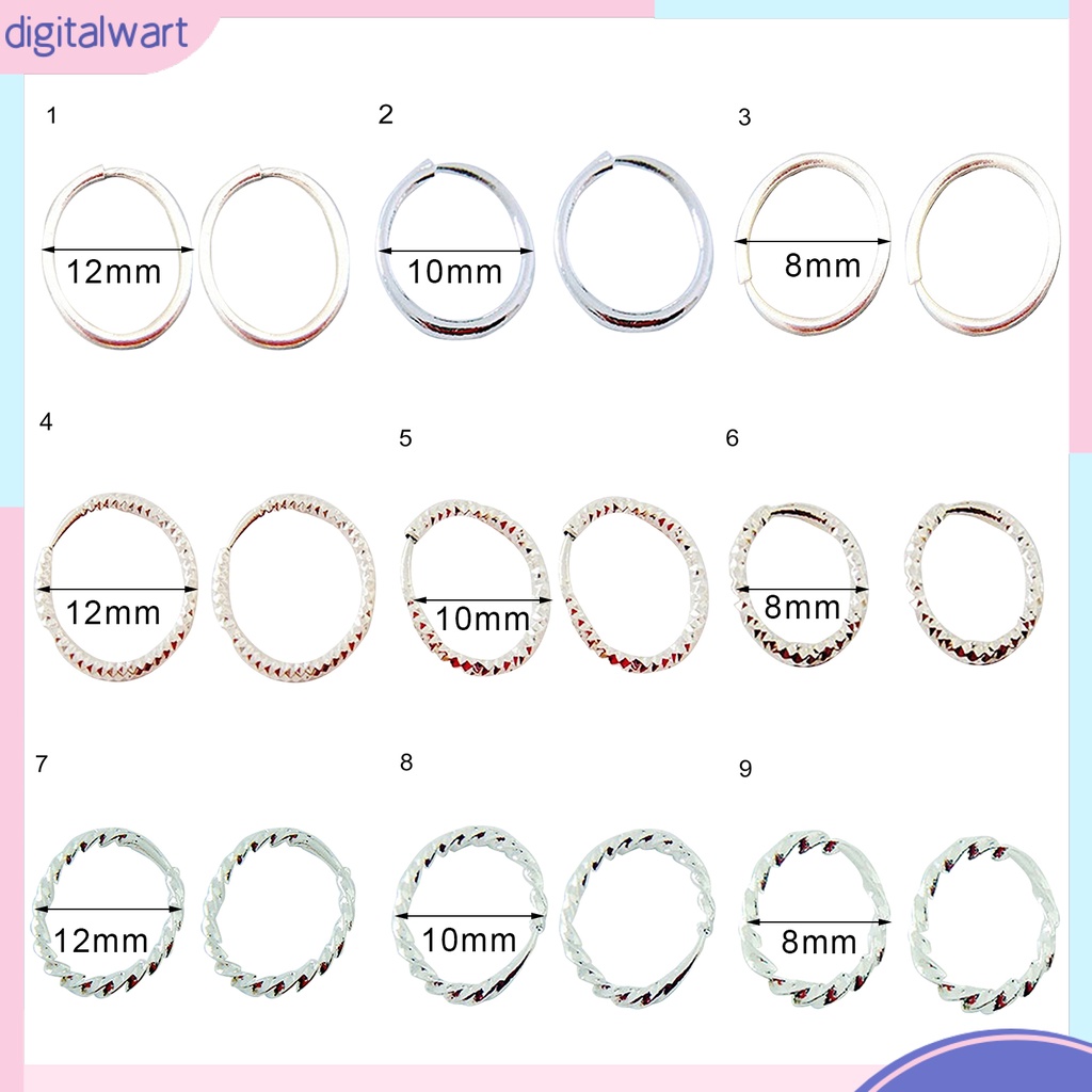 Dg✌❤ Bông Tai Tròn Nhỏ Bằng Hợp Kim Lấp Lánh Cho Nữ